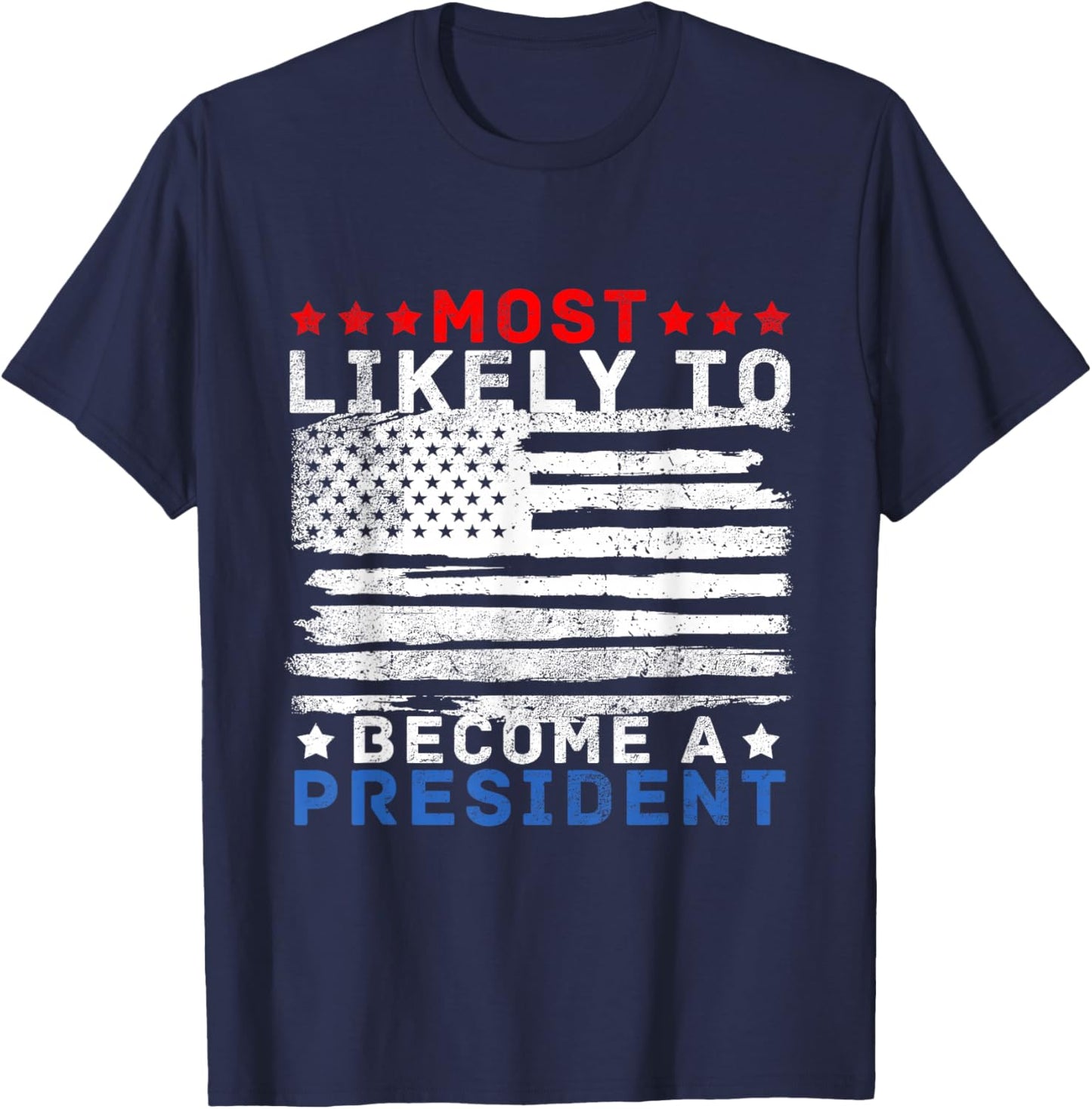 Likely To Become A President Washington President Day T-Shirt - T-Shirt | Navy