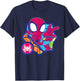 Marvel Spidey and His Amazing Friends Spider-Man Dot Effect T-Shirt - T-Shirt | Navy