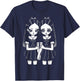 Creepy Cute Revenge And Sorrow Sister Twins Lurk In The Dark T-Shirt - T-Shirt | Navy