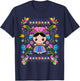 Mexican Handmade Rag Doll Lele, Mexicana Latina Woman T-Shirt - T-Shirt | Navy