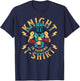 Knight In Shining Armor Renaissance Faire Fair Medieval Boys T-Shirt - T-Shirt | Navy