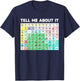 Tell Me About It Speech Language Pathology AAC Sped Teacher T-Shirt - T-Shirt | Navy