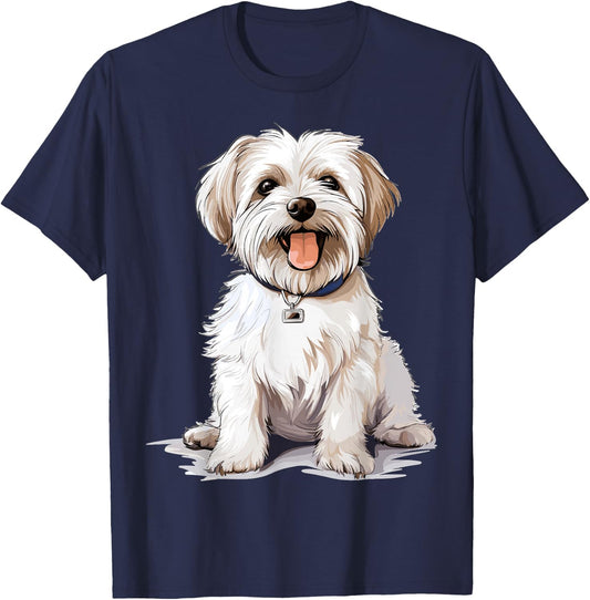 Morkie Dog Breed Pet Cute Graphic T-Shirt - T-Shirt | Navy