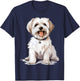 Morkie Dog Breed Pet Cute Graphic T-Shirt - T-Shirt | Navy