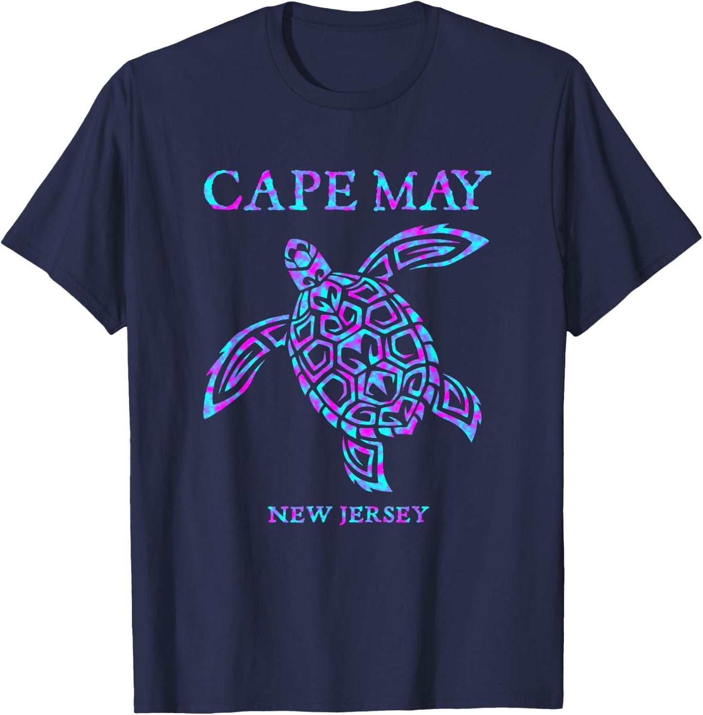 Cape May New Jersey Souvenir Sea Turtle Boys Girls Toddler T-Shirt - T-Shirt | Navy