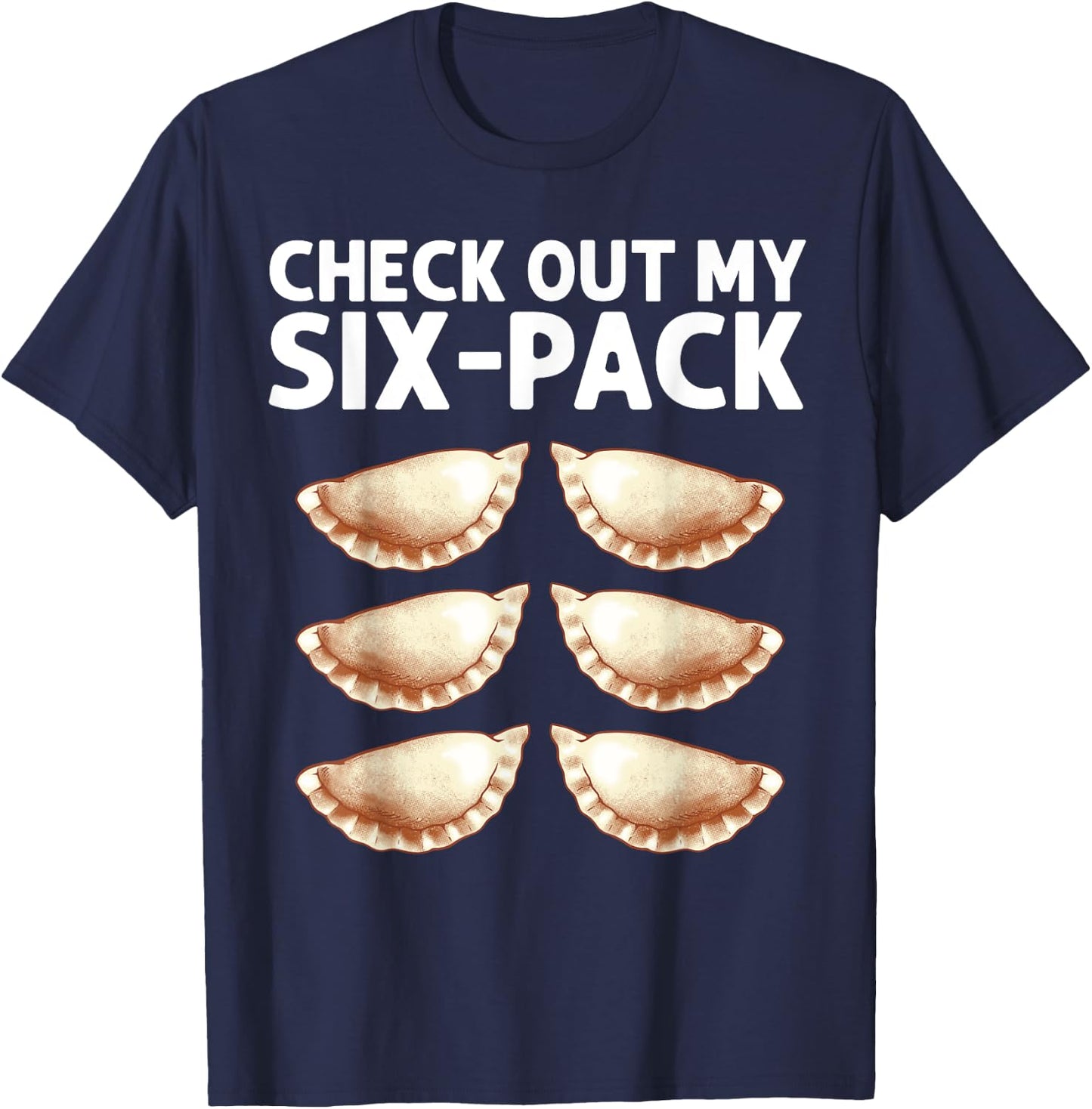 Funny Pierogi Design For Foodie Men Women Polish Food Lovers T-Shirt - T-Shirt | Navy
