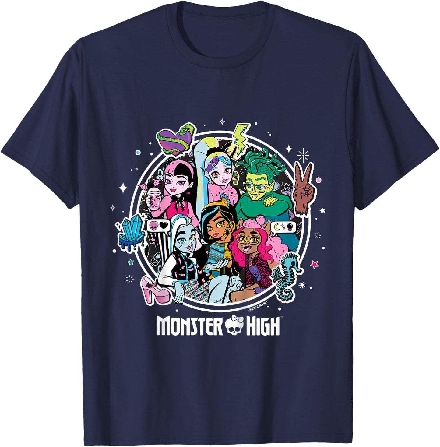 Monster High - MH Students T-Shirt - T-Shirt | Navy