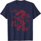 Traditional Chinese Dragon Symbol Of Power and Strength T-Shirt - T-Shirt | Navy