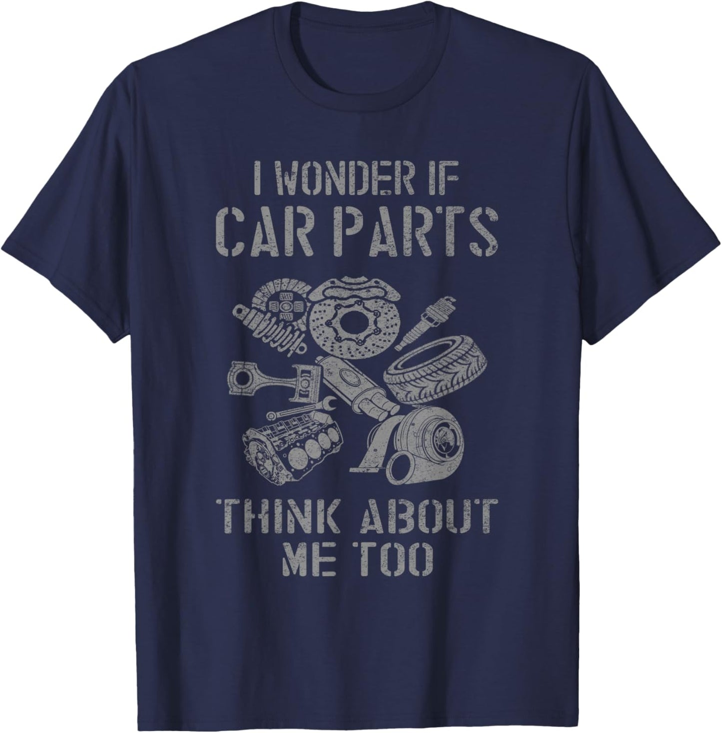 Car mechanic Funny car parts T-Shirt - T-Shirt | Navy