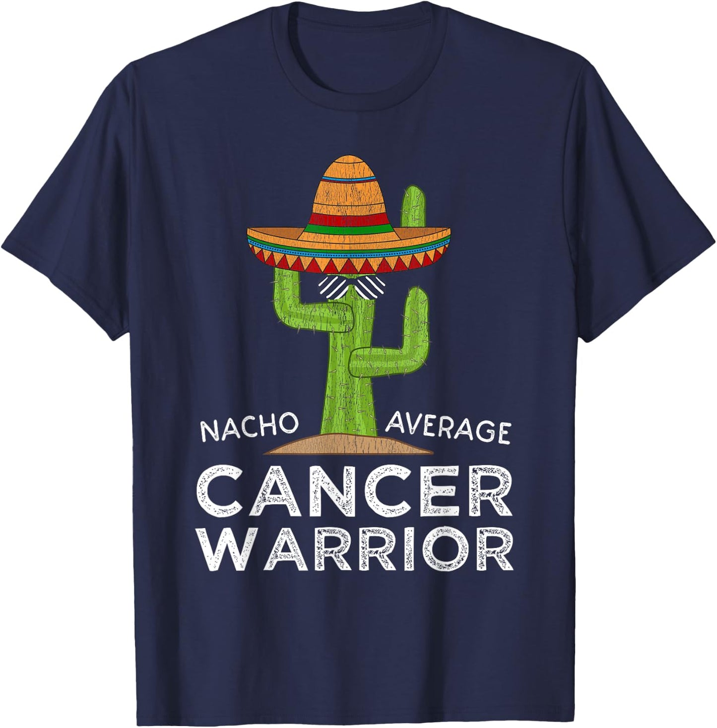 Cancer Fighting Support | Funny Cancer Fighter Warrior T-Shirt - T-Shirt | Navy
