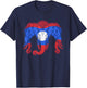 3 Headed Elephant Kingdom of Laos Flag Funny Lao Erawan T-Shirt - T-Shirt | Navy