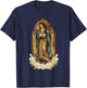 Our Lady of Guadalupe Virgin Mary Catholic Saint T-Shirt - T-Shirt | Navy