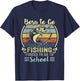 Funny Born to Go Fishing Bass Fish Fisherman Boys Kids Small T-Shirt - T-Shirt | Navy