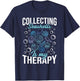Collecting Seashells Is My Therapy - Shelling Beachcomber T-Shirt - T-Shirt | Navy