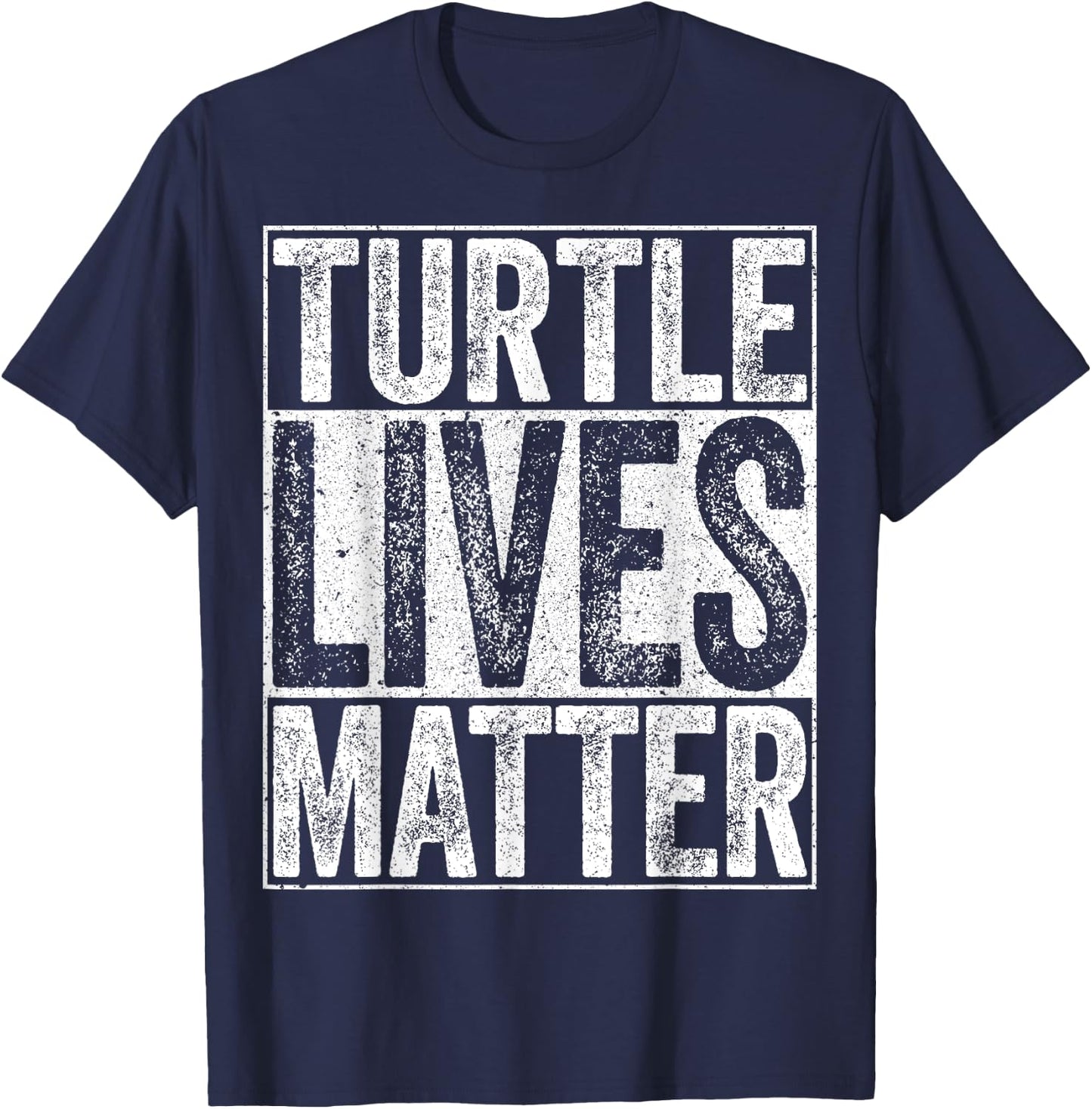 Turtle Lives Matter Shirt Men Women Kids Turtle Lover T-Shirt - T-Shirt | Navy