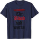 Vintage The Blood Still Works Jesus Christ T-Shirt - T-Shirt | Navy