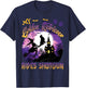 My Golden Retriever Rides Shotgun Cool Halloween Witch Dog T-Shirt - T-Shirt | Navy
