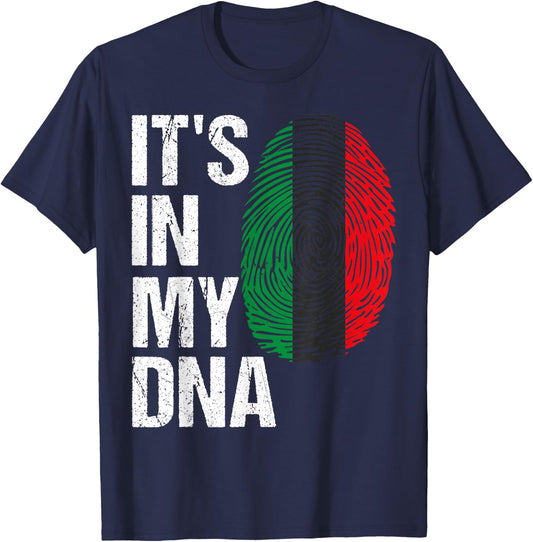 It's My DNA Pride African American Flag Black Liberation T-Shirt - T-Shirt | Navy