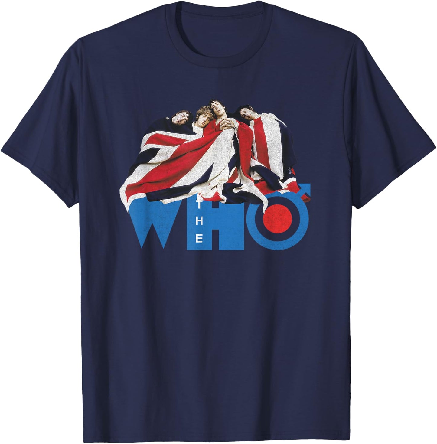 Official The Who Flag T-Shirt - T-Shirt | Navy