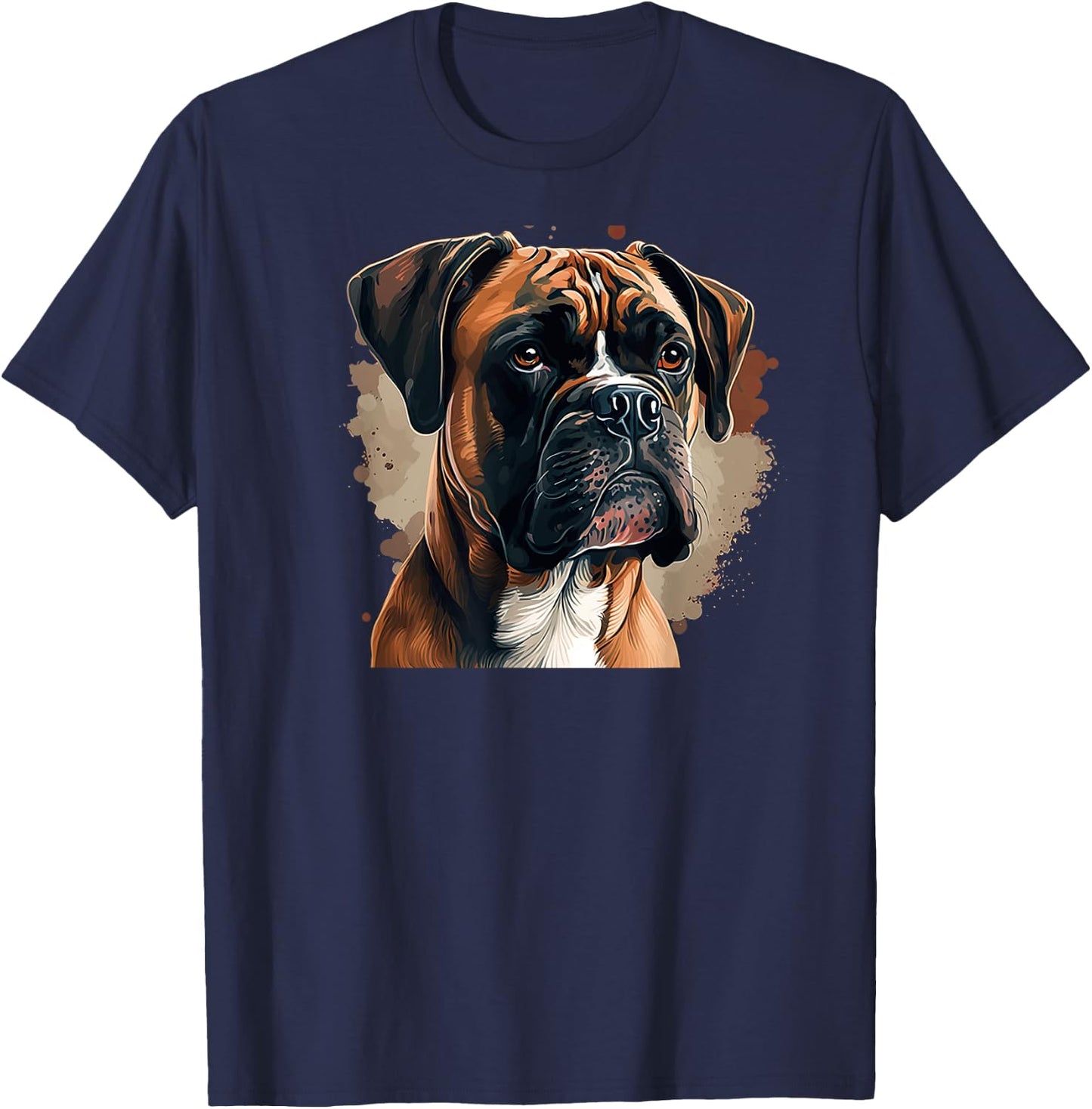 Funny Dog Boxer T-Shirt - T-Shirt | Navy