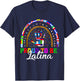 Proud To Be Latina Hispanic Heritage month Countries T-Shirt - T-Shirt | Navy