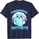 Cat Paranormal Catttivities Phasmophobia T-Shirt - T-Shirt | Navy
