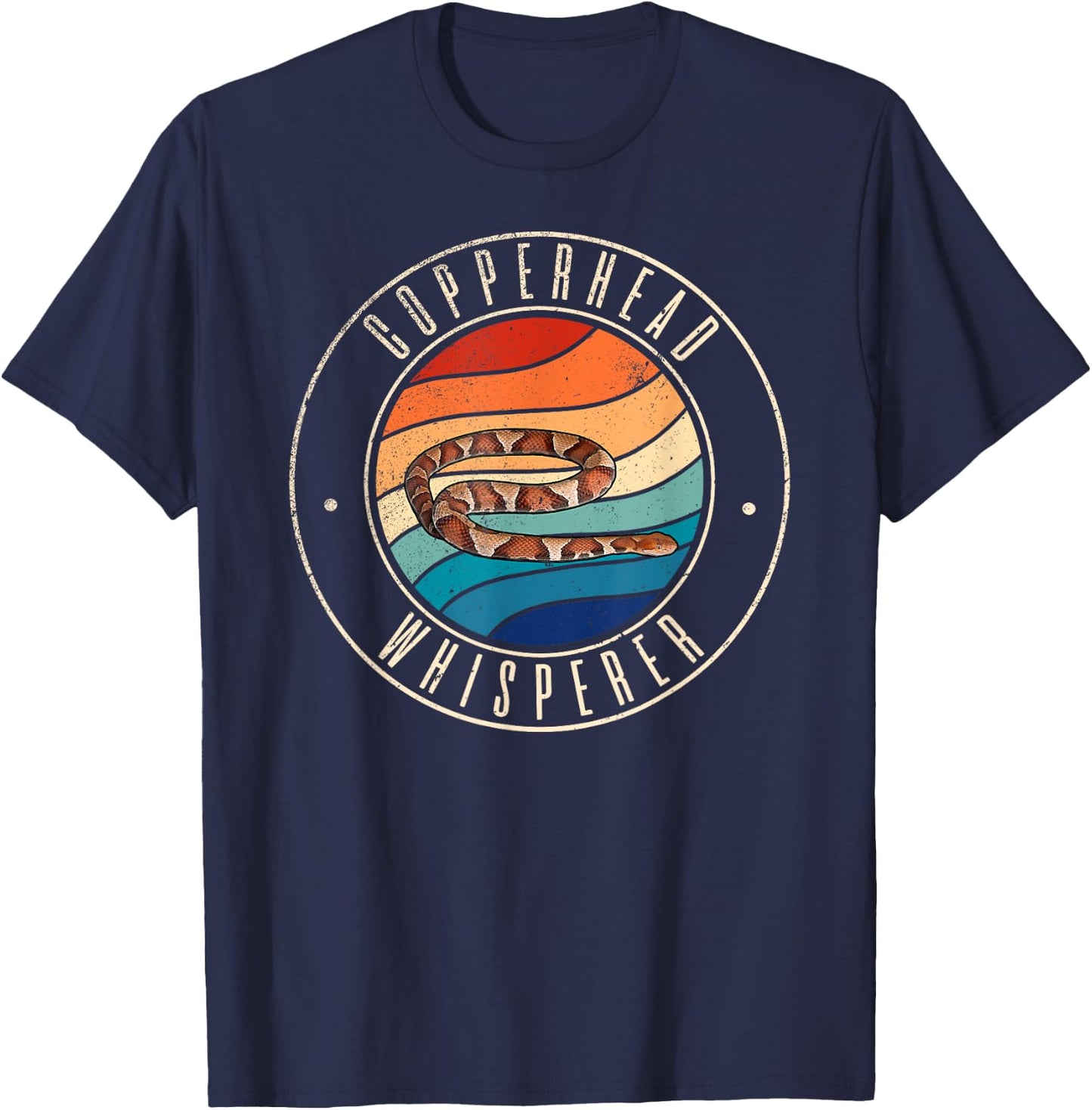 Copperhead Snake Whisperer T-Shirt - T-Shirt | Navy