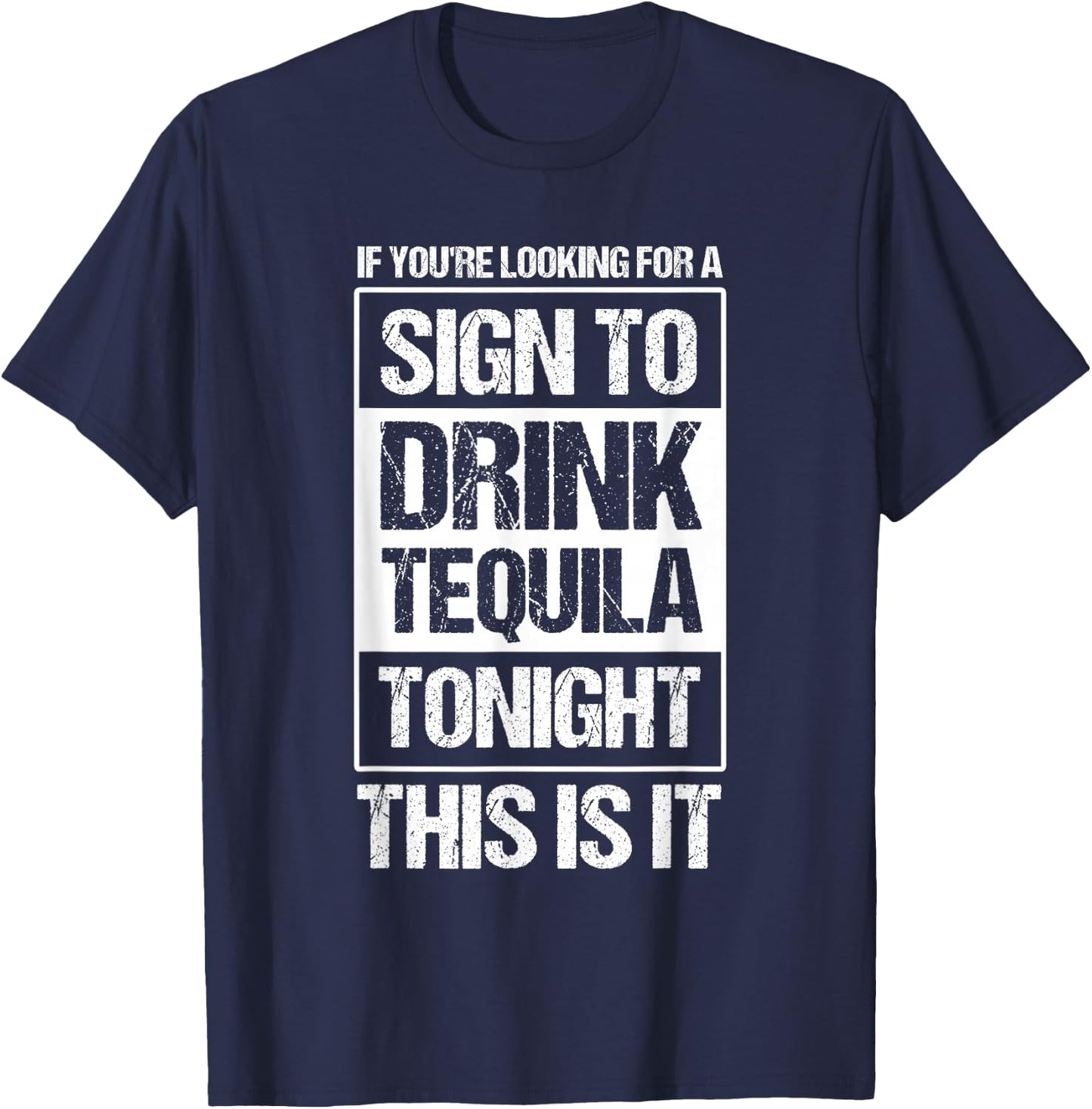 Mis Amigos Funny Salt Lime & Tacos Tequila T-Shirt - T-Shirt | Navy