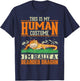 Bearded Dragon Human Costume Halloween Bearded Dragon T-Shirt - T-Shirt | Navy