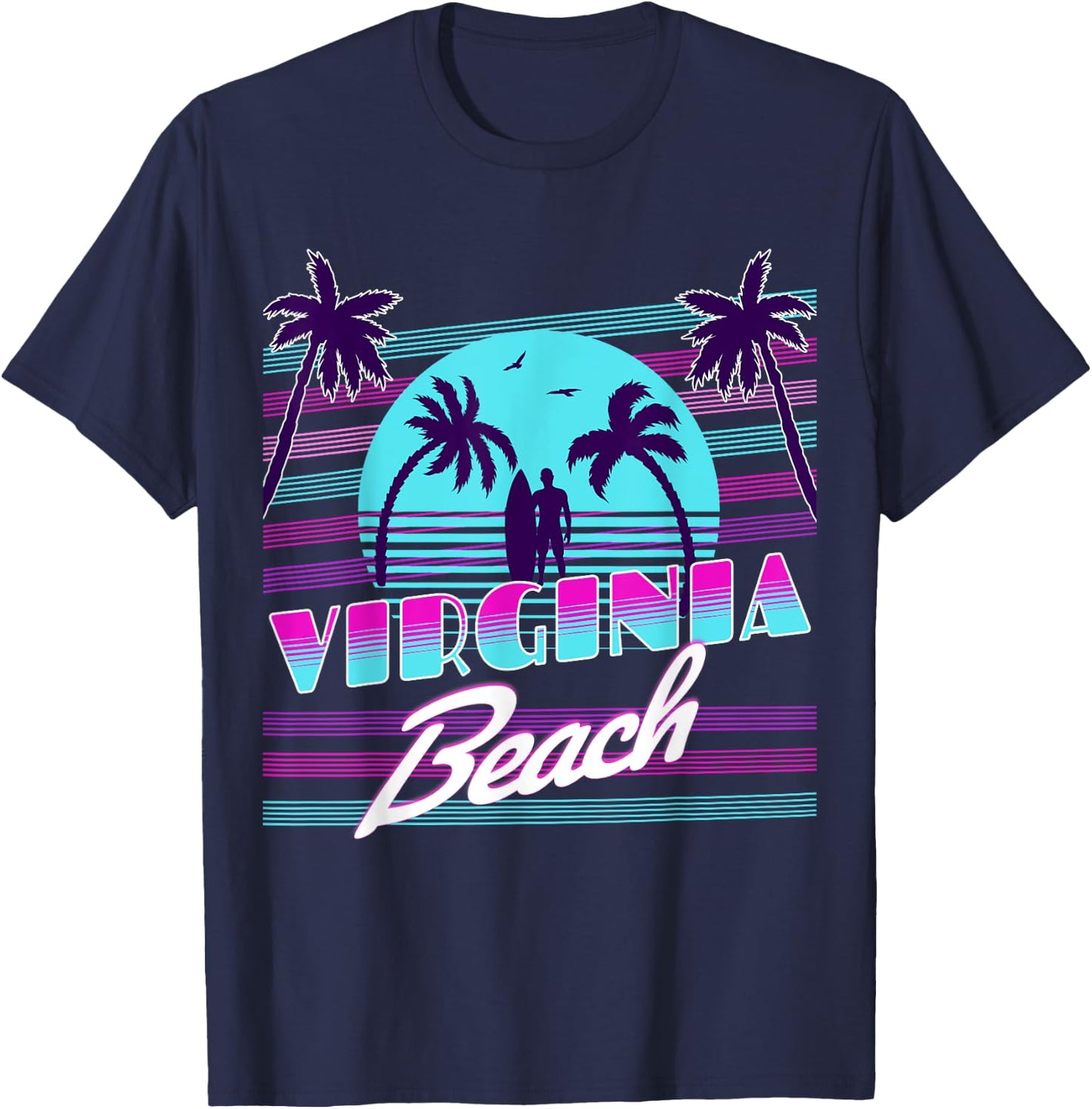 Virginia Beach Women Kids T-Shirt - T-Shirt | Navy