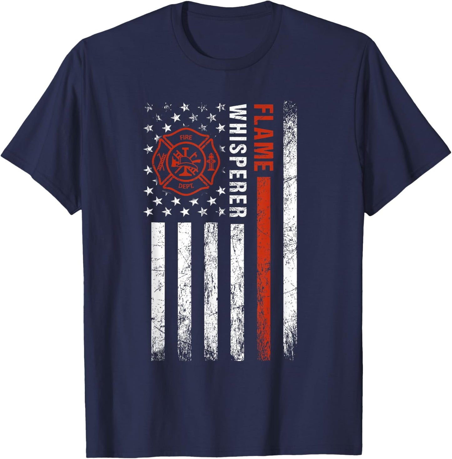 Funny Firefighting Fireman - Volunteer Firefighters T-Shirt - T-Shirt | Navy