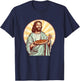 Jesus Pizza for holy Food and Lunch Time Lovers T-Shirt - T-Shirt | Navy