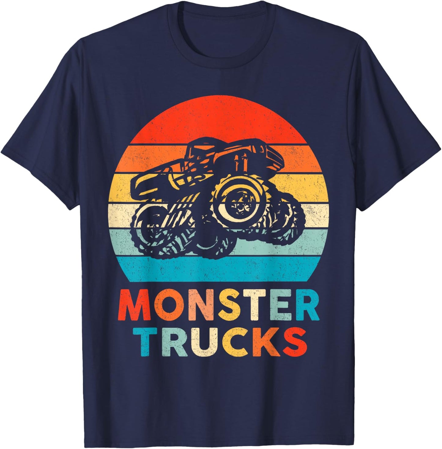 Monster Truck for Toddlers Youth & Adults T-Shirt - T-Shirt | Navy