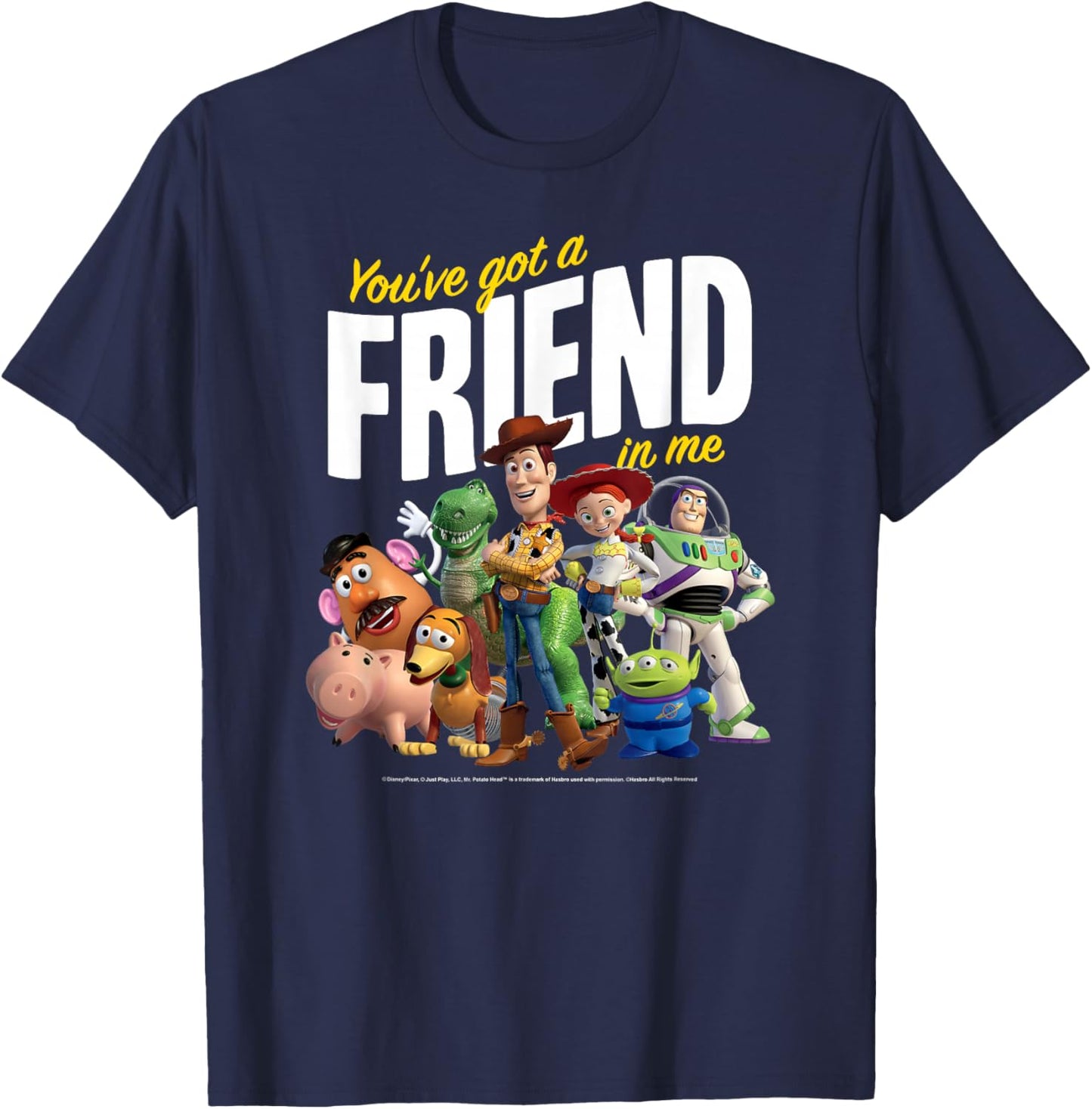 Toy Story - You've Got a Friend in Me T-Shirt - T-Shirt | Navy