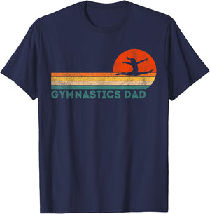 Funny Gymnastics Dad Gymnastics Daughter Gymnast Dad T-Shirt - T-Shirt | Navy
