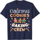 Christmas cookies baking crew for family xmas pajamas T-Shirt - T-Shirt | Navy