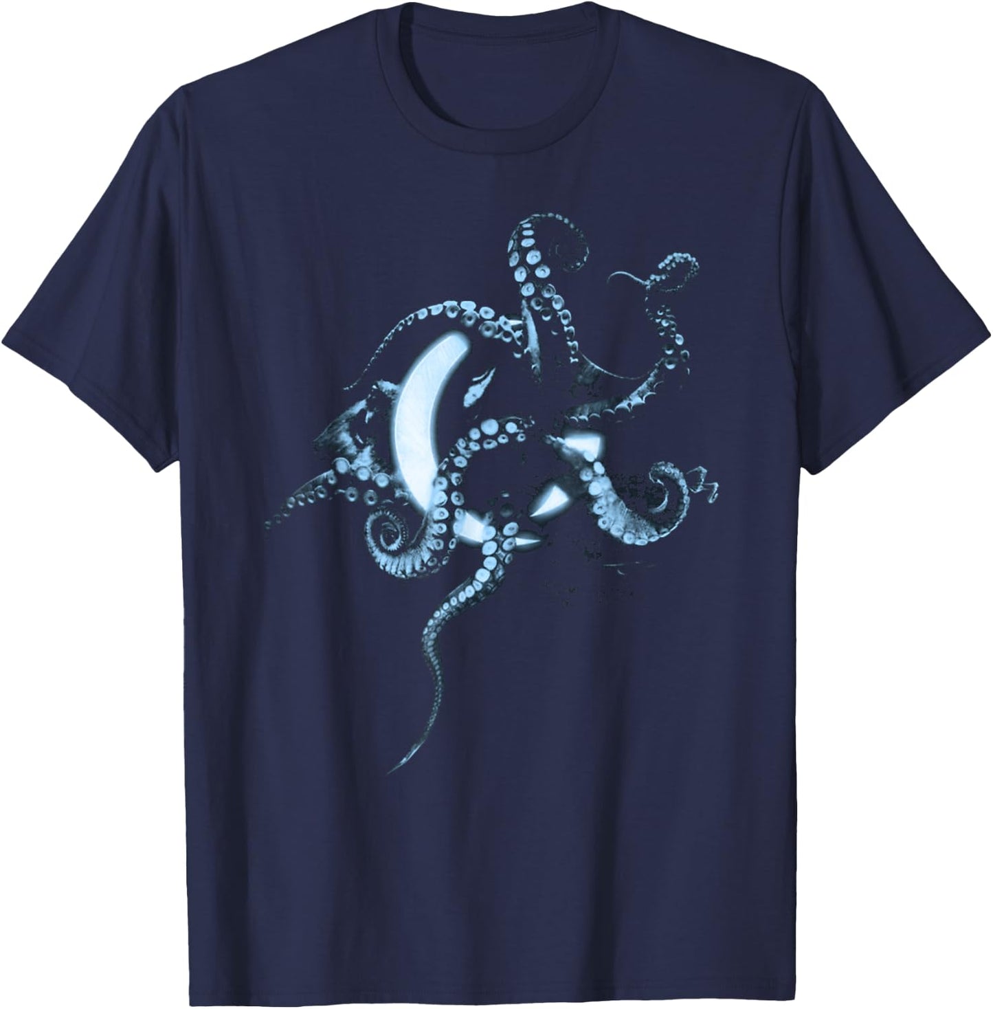 A Perfect Circle – Glowing Octopus T-Shirt - T-Shirt | Navy