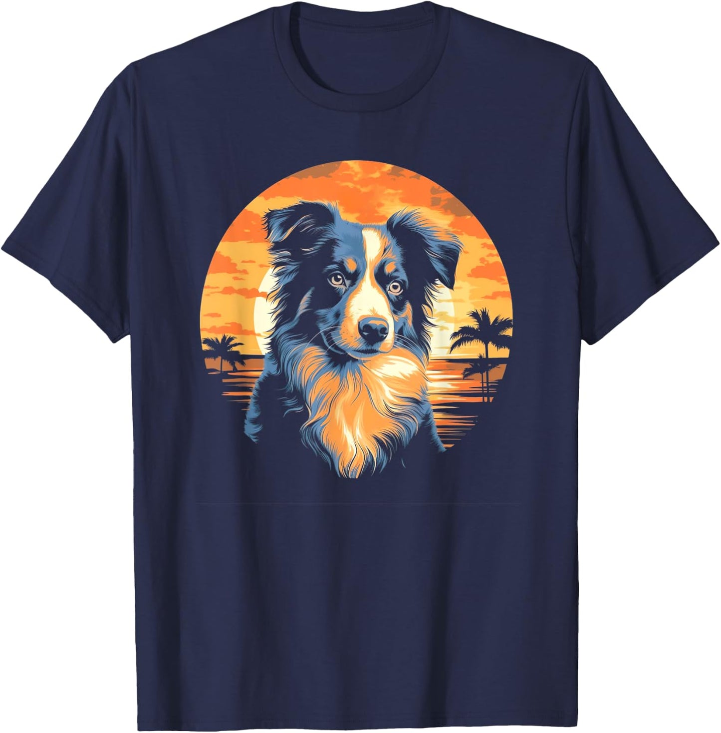 Australian Shepherd Aussie gifts T-Shirt - T-Shirt | Navy