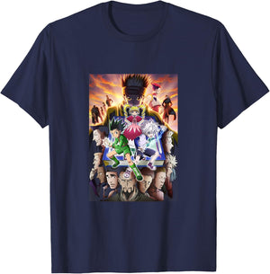 Hunter X Hunter Anime Cartoon Character T-Shirt - T-Shirt | Navy