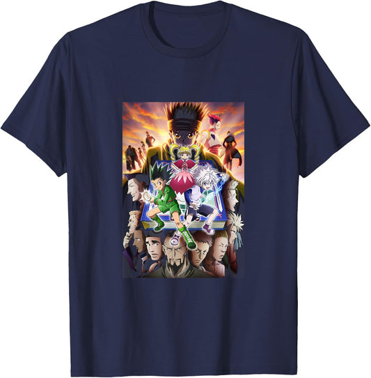Hunter X Hunter Anime Cartoon Character T-Shirt - T-Shirt | Navy