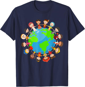 Earth Day 2023 Environmental Nature Planet | & T-Shirt - T-Shirt | Navy