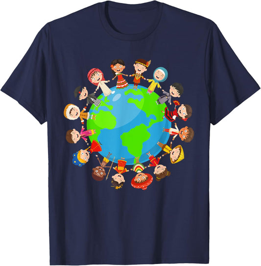 Earth Day 2023 Environmental Nature Planet | & T-Shirt - T-Shirt | Navy