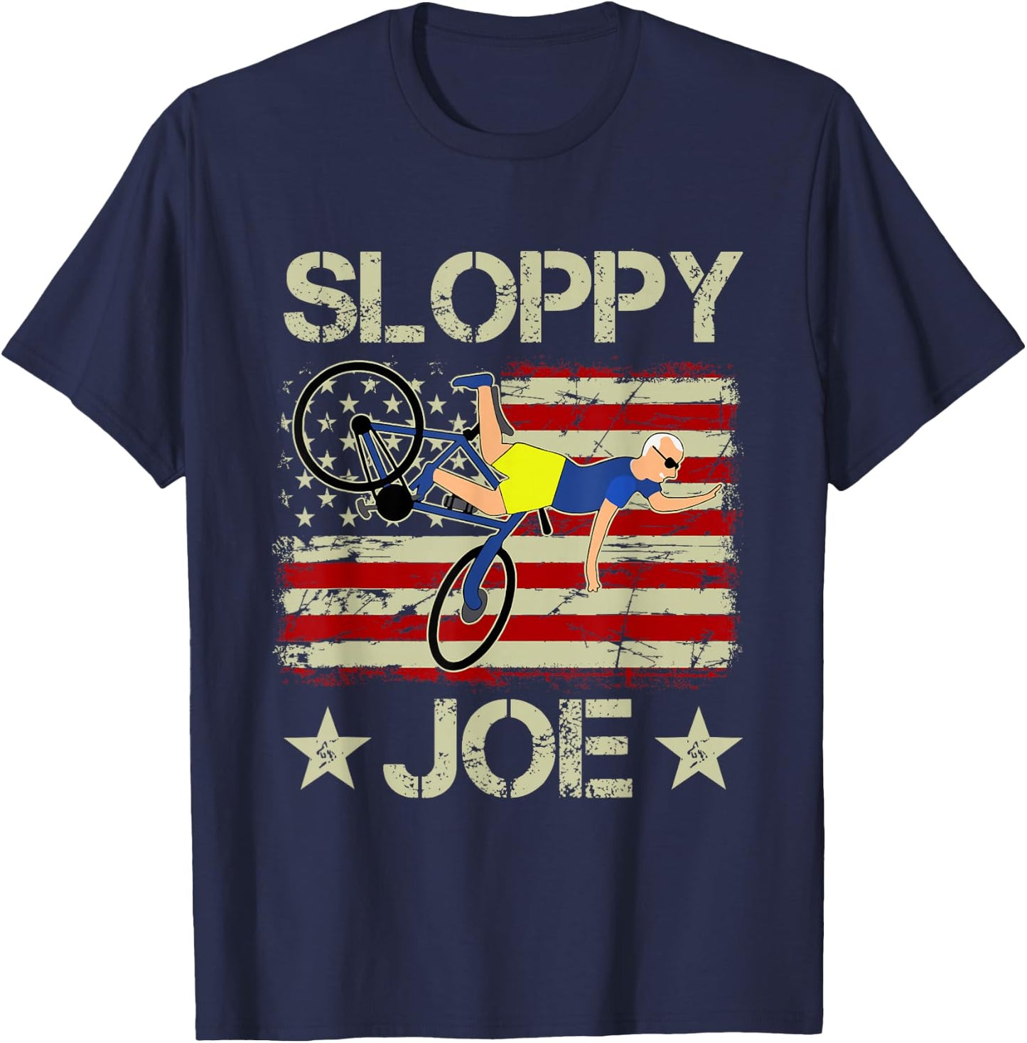 Sloppy Joe Bicycle Funny Sarcastic Women T-Shirt - T-Shirt | Navy