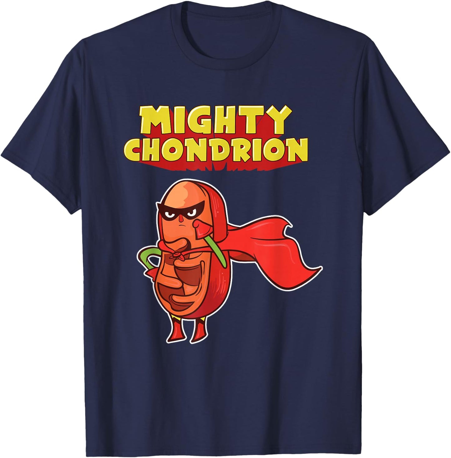 Funny Biology Science Joke Mitochondria T-Shirt - T-Shirt | Navy