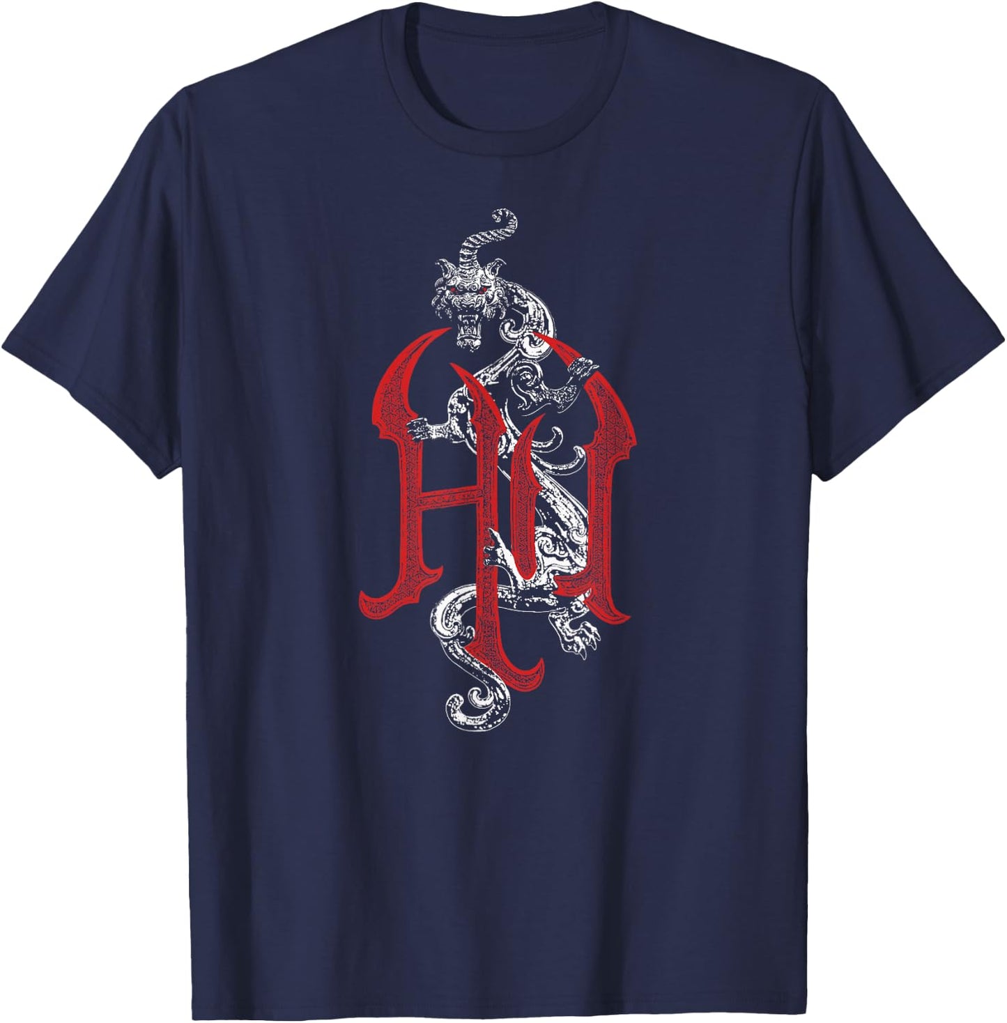 The Hu – Snow Logo Red T-Shirt - T-Shirt | Navy