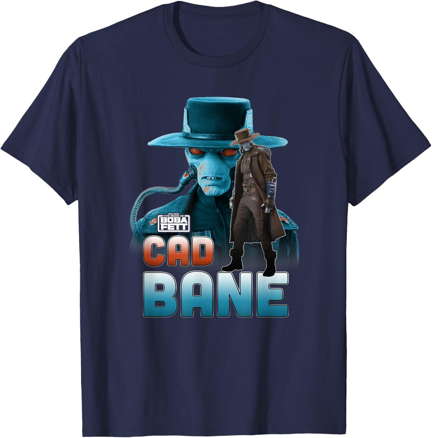 Star Wars The Book Of Boba Fett Cad Bane Character poster T-Shirt - T-Shirt | Navy
