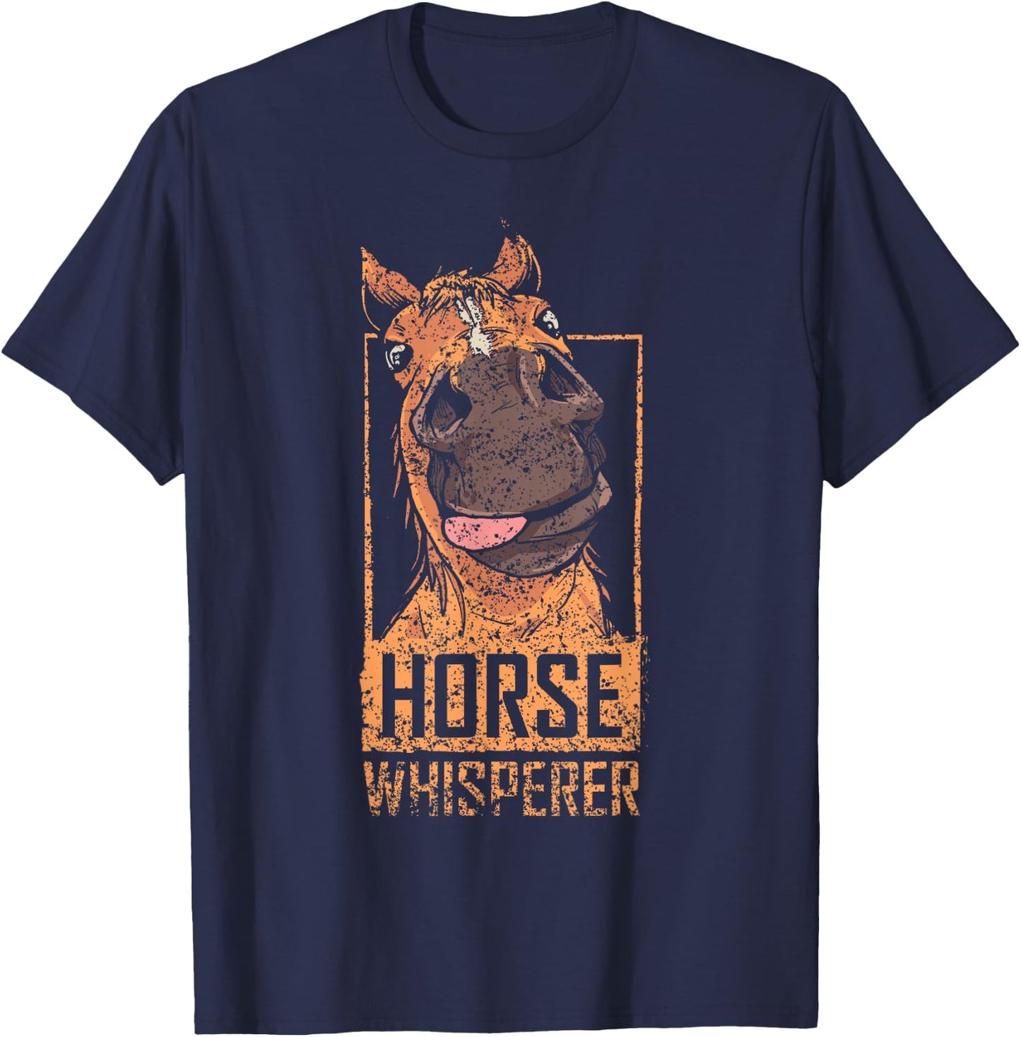 Horse Whisperer Equestrian Lover Rider Riding T-Shirt - T-Shirt | Navy