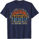 67th Birthday Gifts Men Women Vintage 1958 Original Parts T-Shirt - T-Shirt | Navy