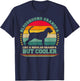 Bloodhound Grandpa Like A Regular Grandpa Father's Day T-Shirt - T-Shirt | Navy