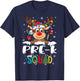 Pre-k Teacher Squad Funny Reindeer Teacher Christmas T-Shirt - T-Shirt | Navy